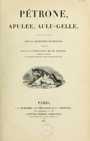 Tapa de Pétrone, Apulée, Aulu-Gelle