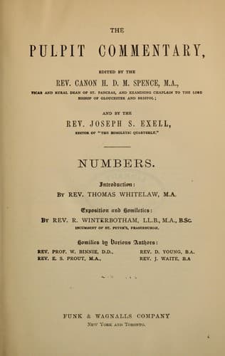Tapa de The Pulpit commentary