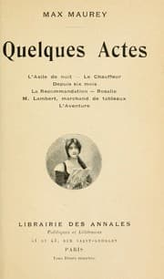 Tapa de Quelques actes