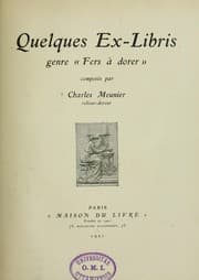 Tapa de Quelques ex-libris, genre "fers à dorer"