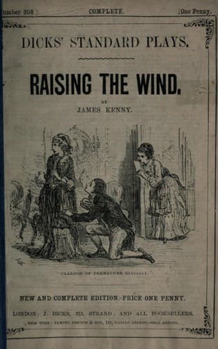 Tapa de Raising the wind [a farce in two acts]