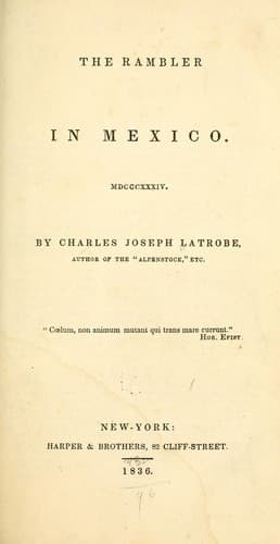 Tapa de The rambler in Mexico