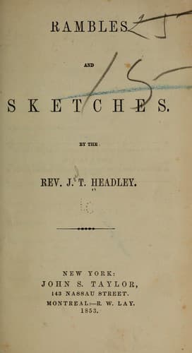 Tapa de Rambles and sketches.