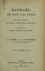 Tapa de Raphael, his life and works