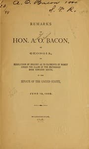 Tapa de Remarks...in the house...1898
