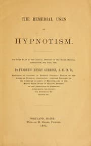 Tapa de The remedial uses of hypnotism