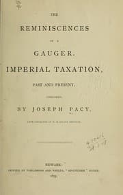 Tapa de The reminiscences of a gauger