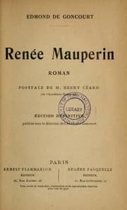 Tapa de Renée Mauperin