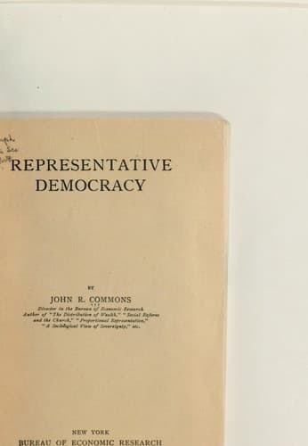 Tapa de Representative democracy