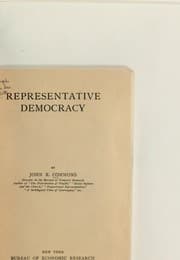 Tapa de Representative democracy