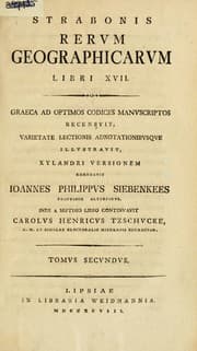 Tapa de Rerum geographicarum libri 17