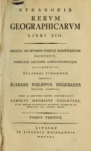 Tapa de Rerum geographicarum libri 17