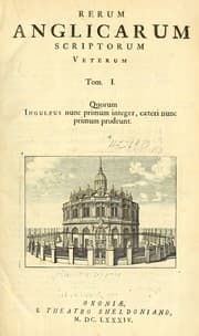 Tapa de [Rerum anglicarum scriptores veteres]
