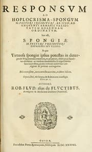Tapa de Responsvm ad Hoplocrisma-Spongvm M. Fosteri presbiteri