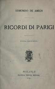 Tapa de Ricordi di Parigi