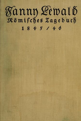 Tapa de Römisches tagebuch, 1845/46