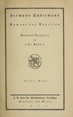 Tapa de Romance und Novellen