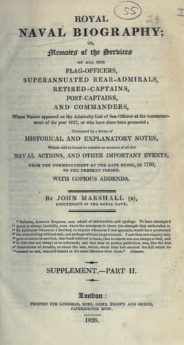 Tapa de Royal naval biography