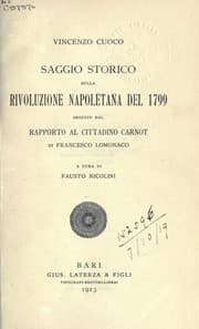 Tapa de Saggio storico sulla rivoluzione Napoletana del 1799