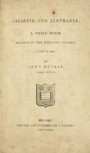 Tapa de Salsette and Elephanta : a prize poem recited in the Theatre, Oxford, June 12, 1839