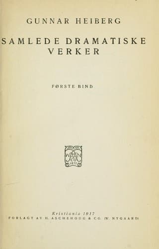 Tapa de Samlede dramatiske verker