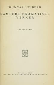 Tapa de Samlede dramatiske verker