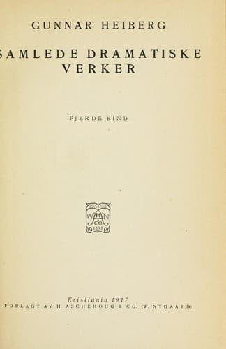 Tapa de Samlede dramatiske verker