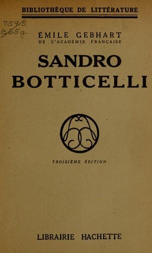 Tapa de Sandro Botticelli
