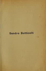 Tapa de Sandro Botticelli