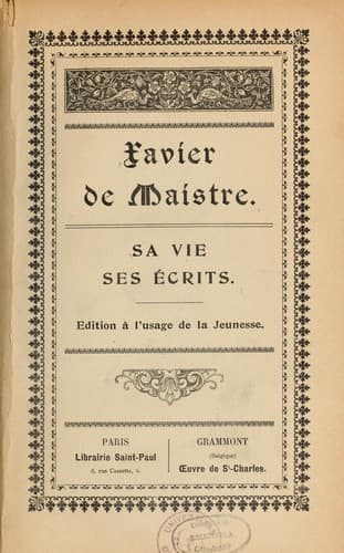 Tapa de Sa vie, ses écrits