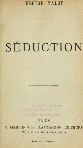 Tapa de Séduction