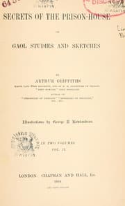 Tapa de Secrets of the prison-house, or, Gaol studies and sketches