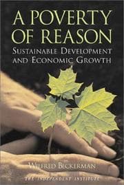 Tapa de A poverty of reason