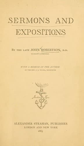Tapa de Sermons and expositions