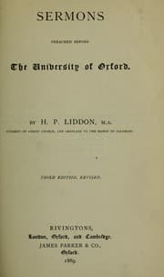 Tapa de Sermons, preached before the University of Oxford
