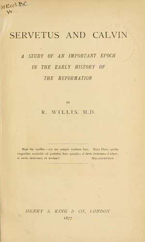 Tapa de Servitus and Calvin