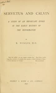 Tapa de Servitus and Calvin