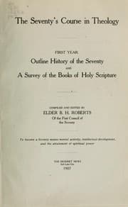 Tapa de The Seventy's Course in Theology, First Year