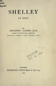 Tapa de Shelley, an essay