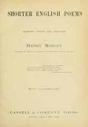 Tapa de Shorter English poems