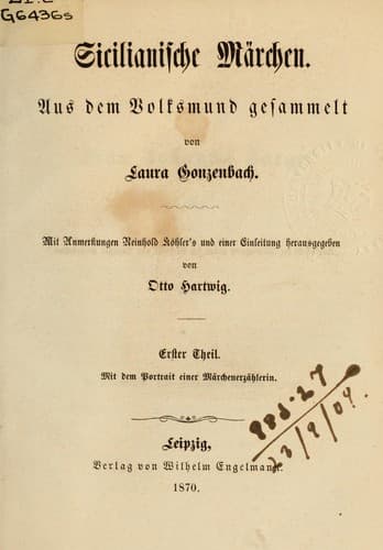 Tapa de Sicilianische Märchen