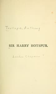 Tapa de [Sir Harry Hotspur]