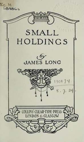 Tapa de Small holdings