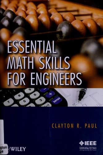 Tapa de Essential math skills for engineers