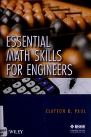 Tapa de Essential math skills for engineers