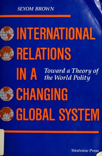Tapa de International relations in a changing global system