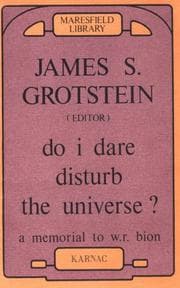 Tapa de Do I dare disturb the universe?