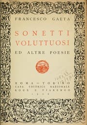 Tapa de Sonetti voluttuosi