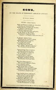 Tapa de Song, on the death of President Abraham Lincoln
