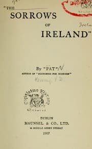 Tapa de The sorrows of Ireland
